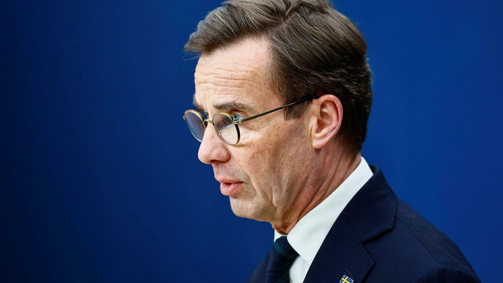 Kristersson: Krävs dramatisk hastighet i upprustningen​​