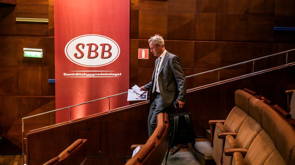 SBB ska sälja tillgångar på 10 miljarder över tid​​