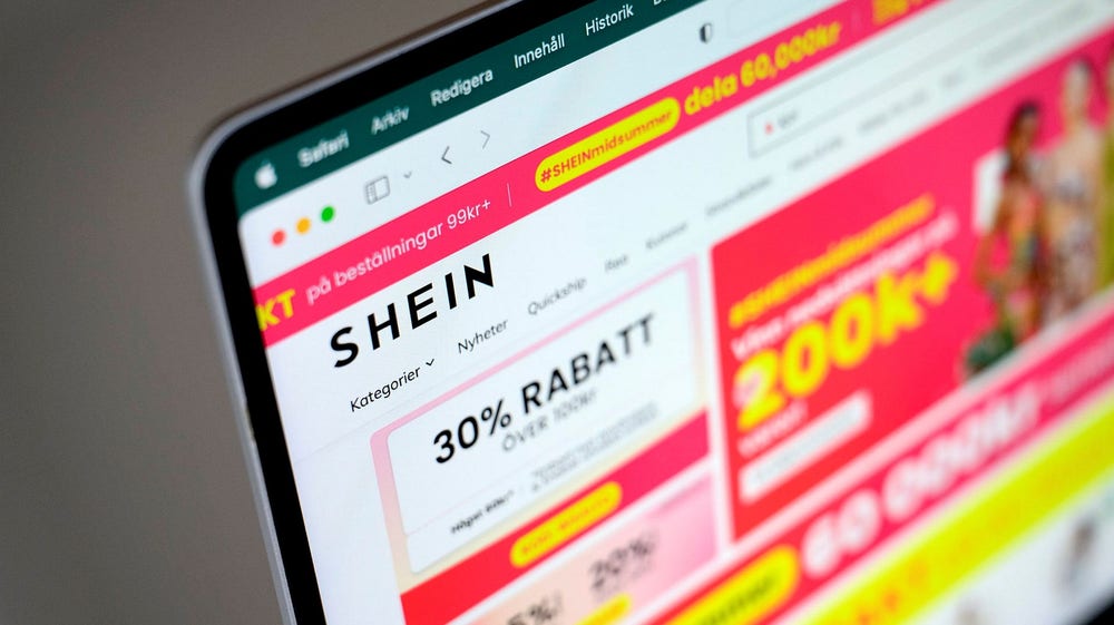 Shein i topp på svarta listan – förklaringen: ”Tekniska problem”​​