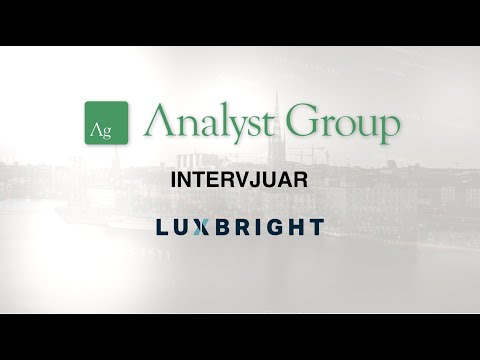 Intervju med Luxbrights VD Mats Alm
