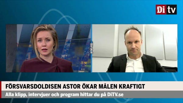 Försvarsdoldisen Astor ökar målen kraftigt​​