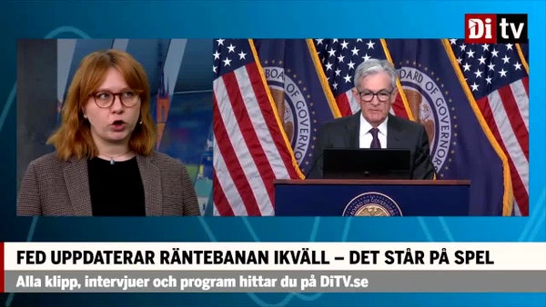 Ikväll uppdaterar Fed räntebanan: ”Kan skapa stök på börsen”​​