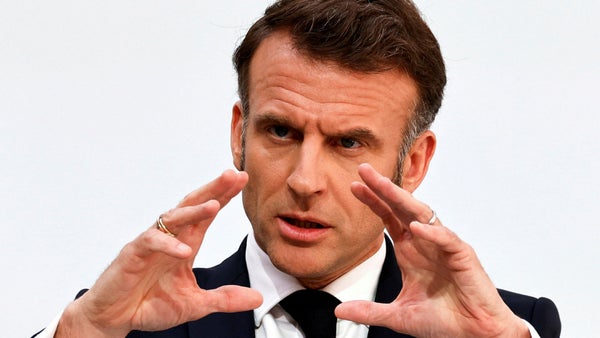 Macron: Så ska europeiska stödstyrkan skydda Ukraina​​
