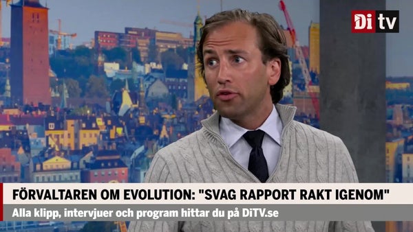 Förvaltaren om Evolutions börsras: ”Överdriven reaktion”​​