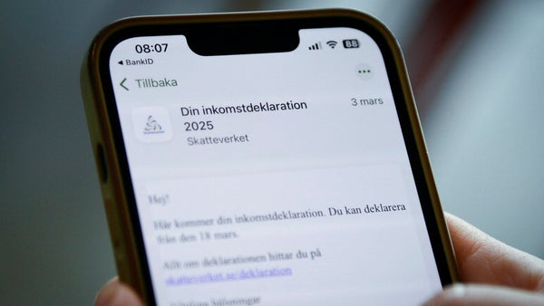 Svensson rycker på axlarna åt restskatten​​