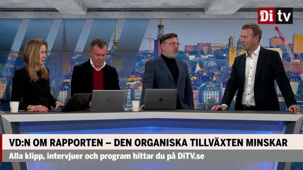 Den organiska tillväxten minskar för Note​​