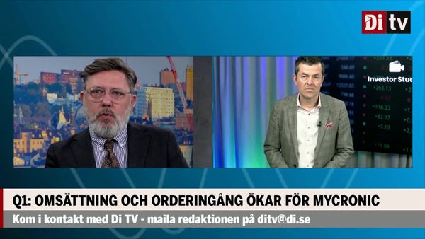 Omsättning och orderingång ökar för Mycronic​​