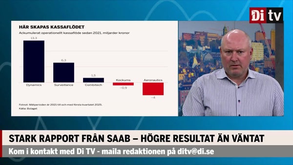Dagel: “Mycket pekar uppåt för Saab”​​