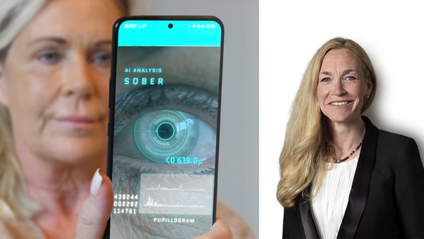 Skanna ögat – för tidig upptäckt av alkohol- och droganvändning​​