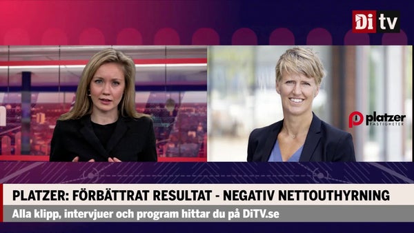 Platzer: Förbättrat resultat – negativ nettouthyrning​​