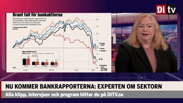 Brant fall för banksektorn inför rapporterna​​