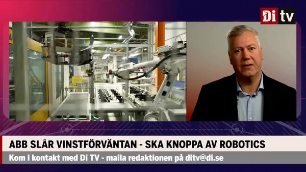 ABB slår vinstförväntan – ska knoppa av Robotics​​