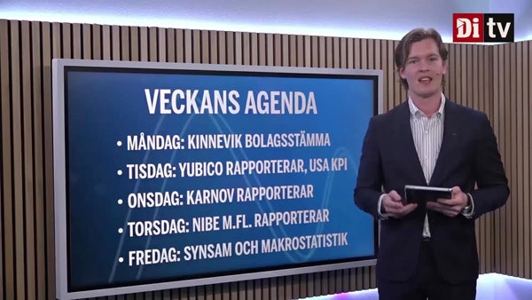 Veckans agenda: Kinneviks bolagsstämma och fler rapporter​​