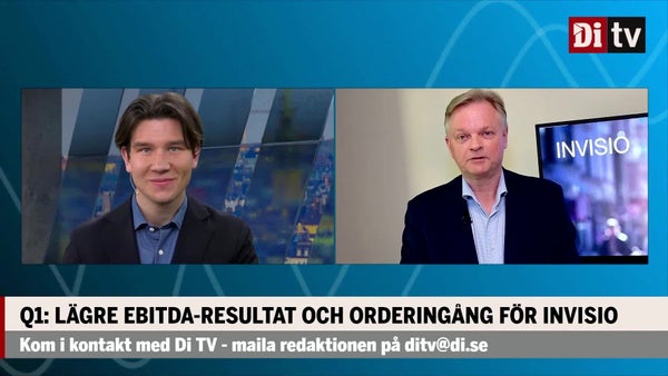 Lägre ebitda-resultat och orderingång för Invisio​​