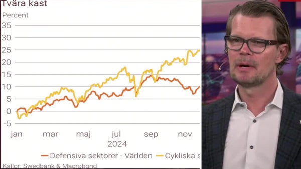 Chefstartegen om hur sektorerna cykliskt och defensivt betett sig under våren​​
