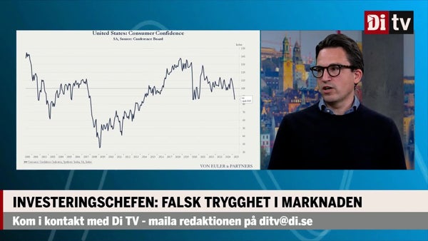 Investeringschefen: “Falsk trygghet i marknaden”​​