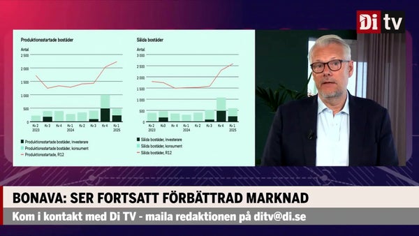 Bonava: ”Ser fortsatt förbättrad marknad”