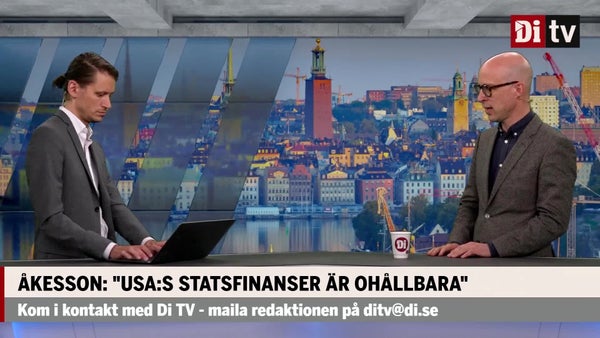 Åkesson: ”USA:s statsfinanser är ohållbara”​​