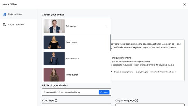 Lanserar AI-avatarer för företagskommunikation: “Sänker kostnaden till en bråkdel”​​