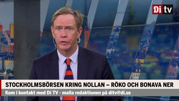 Stockholmsbörsen kring nollan – Bonava backar​​