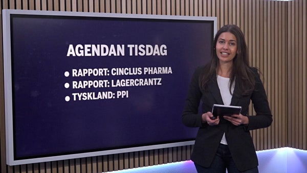 Agendan: Lagercrantz rapport och tysk PPI​​