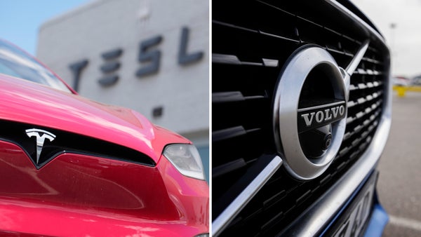 Svaga försäljningssiffror för Volvo Cars och Tesla​​