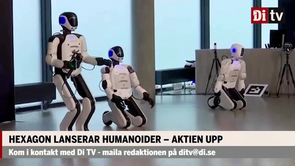 Hexagon lanserar Humanoider – Aktien upp​​