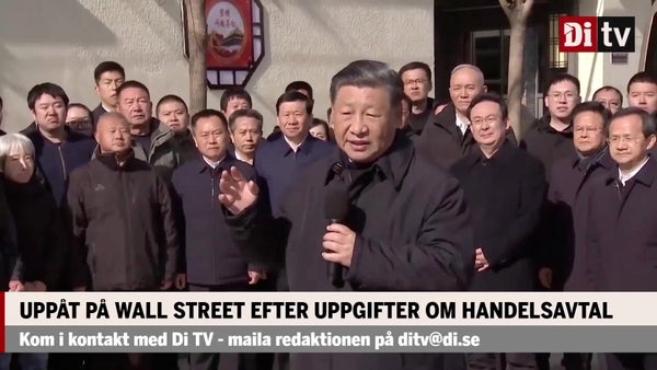 Uppåt på Wall Street efter uppgifter om handelsavtal med Kina​​