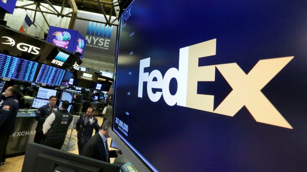 Fedex sjönk i efterhandeln efter rapport​​
