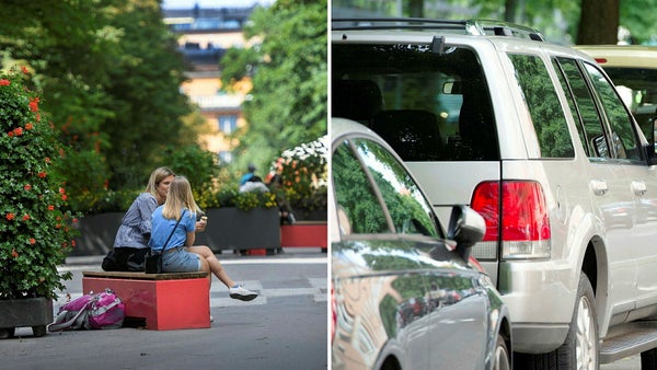 Bilfria gator ja tack – men rör inte parkeringarna​​