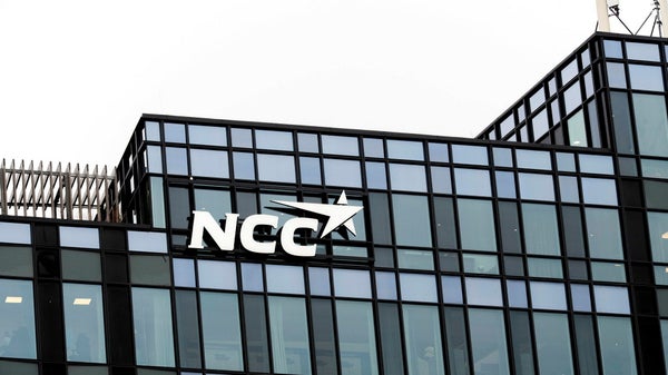 Storbank spår svag orderingång för NCC – aktien faller​​