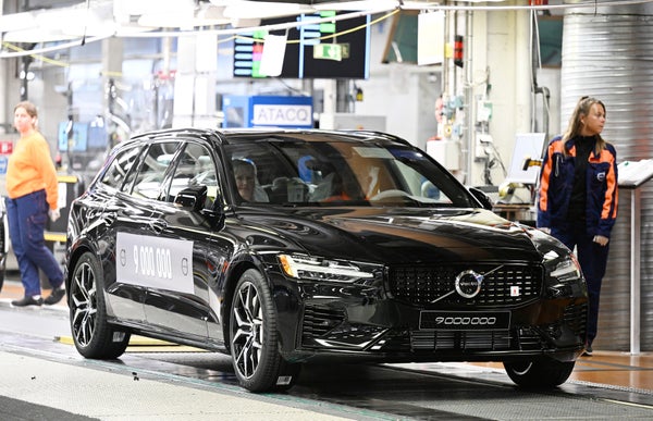 Volvo Cars försäljning sjönk i maj​​