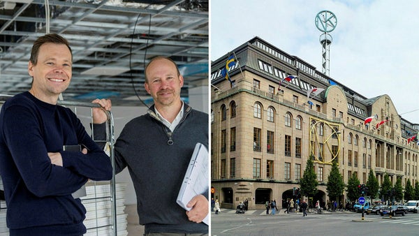 Betaljätten öppnar skrytkontor – på taket av NK​​