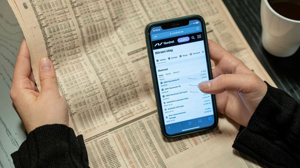 Nordnets kunder kunde inte logga in​​