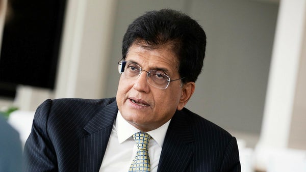 Indiens handelsminister: Avtal med EU nära – ”möjlighet utan like”​​