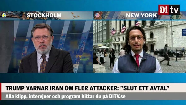 Trump varnar om fler attacker: “Slut ett avtal”​​