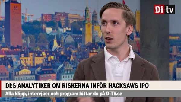 Di:s analytiker om riskerna inför Hacksaws börsnotering​​