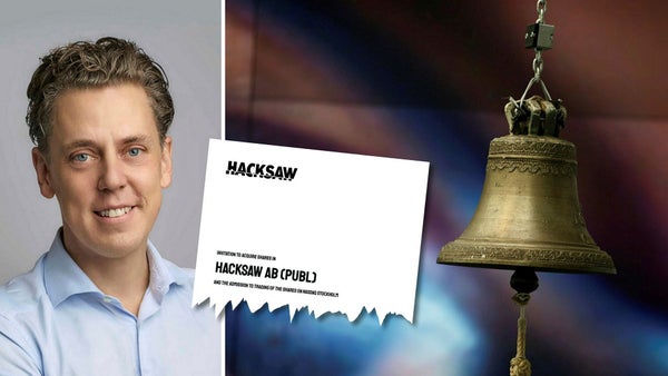 Varningsflaggorna vajar inför Hacksaws notering​​