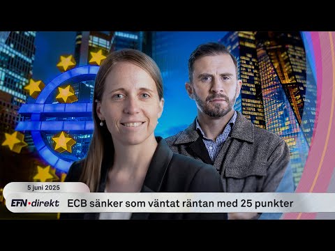 ECB sänker räntan med 25 punkter – som väntat