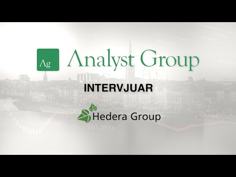 Intervju med Hedera Groups VD Johan Sandström