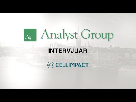 Intervju med Cell Impacts VD Daniel Vallin