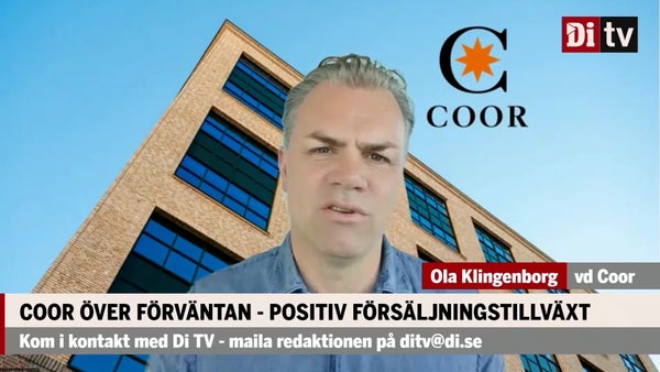 Högre vinst än väntat av Coor: ”Ytterligare ett steg i rätt riktning”​​