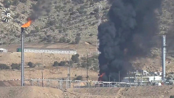 Oljeproduktionen pausas i Kurdistan efter attacker​​