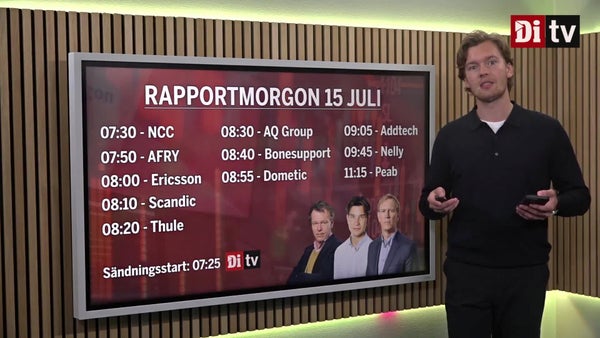 Agendan: Ericsson med rapport och KPI-besked från USA​​