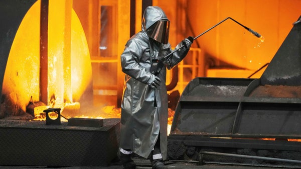 Industriproduktionen lyfter i Tyskland​​