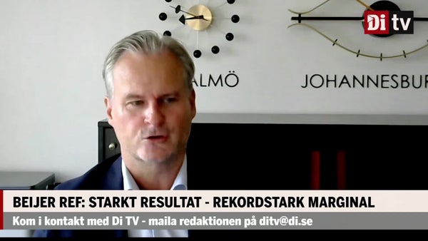 Beijer Ref rapporterar rekordstark marginal: ”Otroligt nöjda”​​