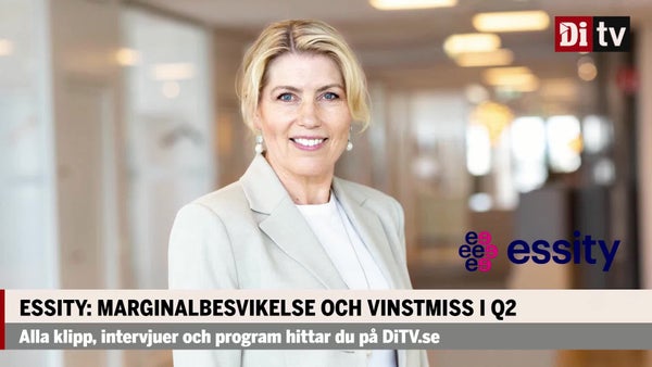 Vinstmiss och marginalbesvikelse för Essity: ”Svag konjunktur”​​