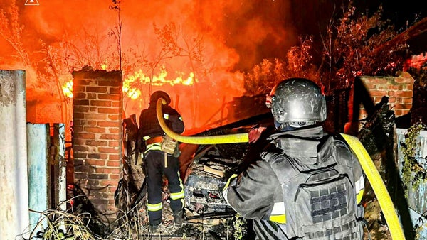 Stora attacker mot ukrainska städer​​