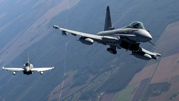 Tyskt klartecken för Eurofighter till Turkiet​​