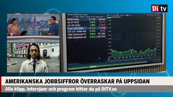 Amerikanska jobbsiffror starkare än väntat​​